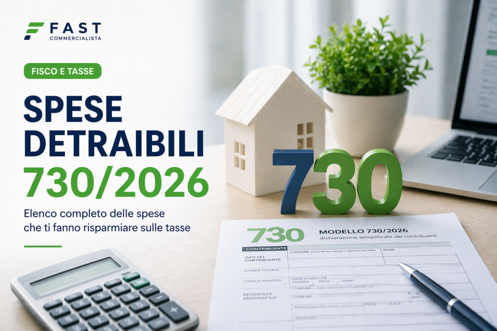 Spese detraibili 730/2026 – guida alle detrazioni fiscali