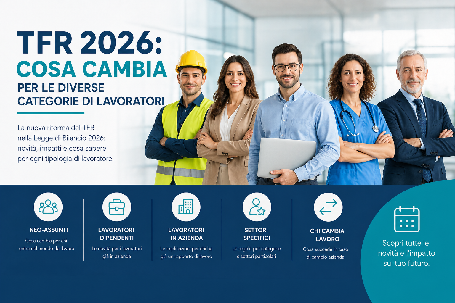 TFR 2026 adesione automatica fondi pensione per diverse categorie di lavoratori