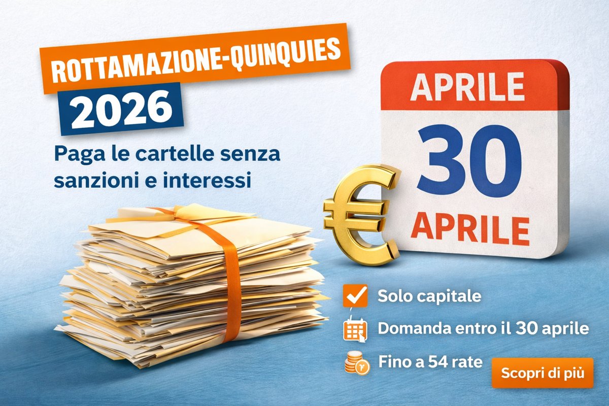 Rottamazione quinquies 2026: paga le cartelle senza sanzioni